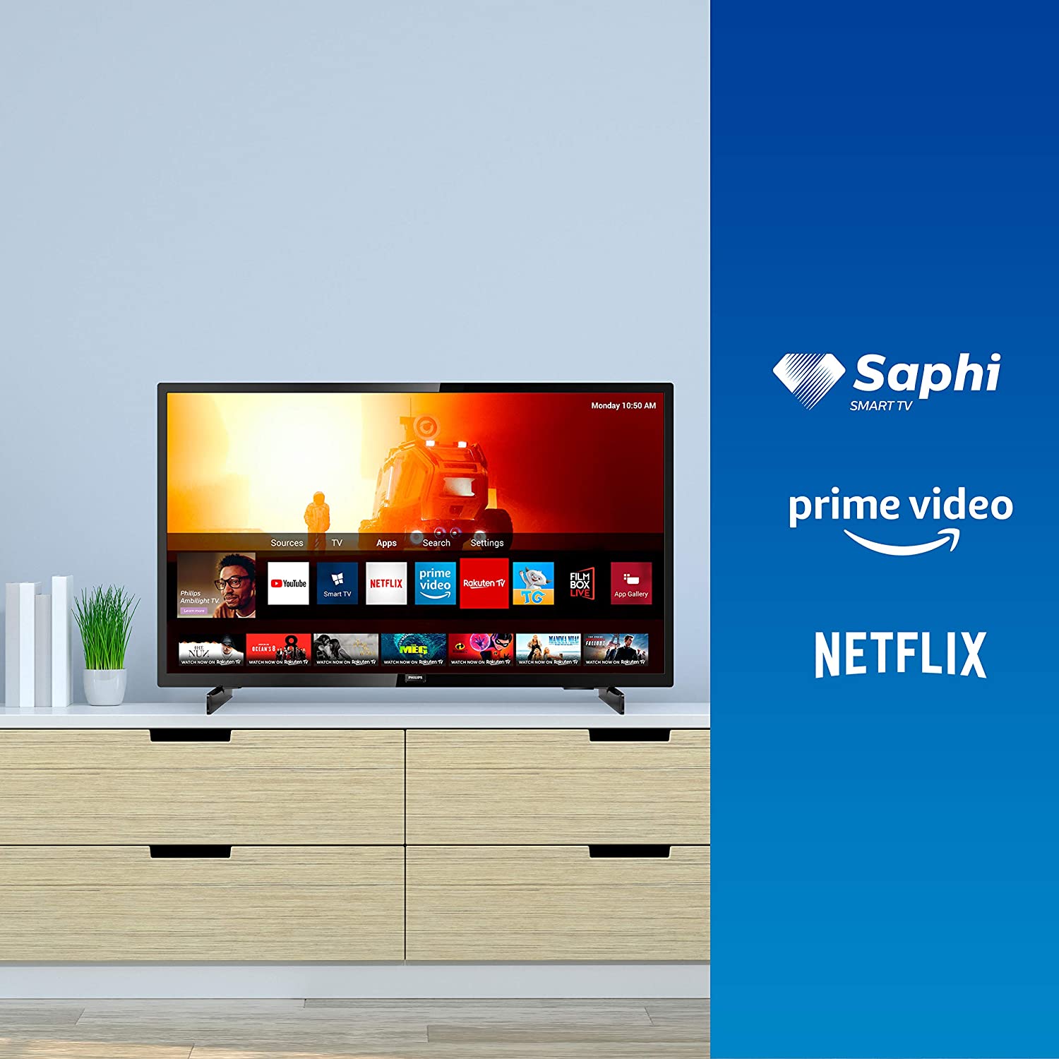 Philips 43 Zoll Fernseher, Full HD LED TV - Smart TV 43PFS6805/12 Philips 43 Zoll Fernseher, Full HD LED TV - Smart TV 43PFS6805/12